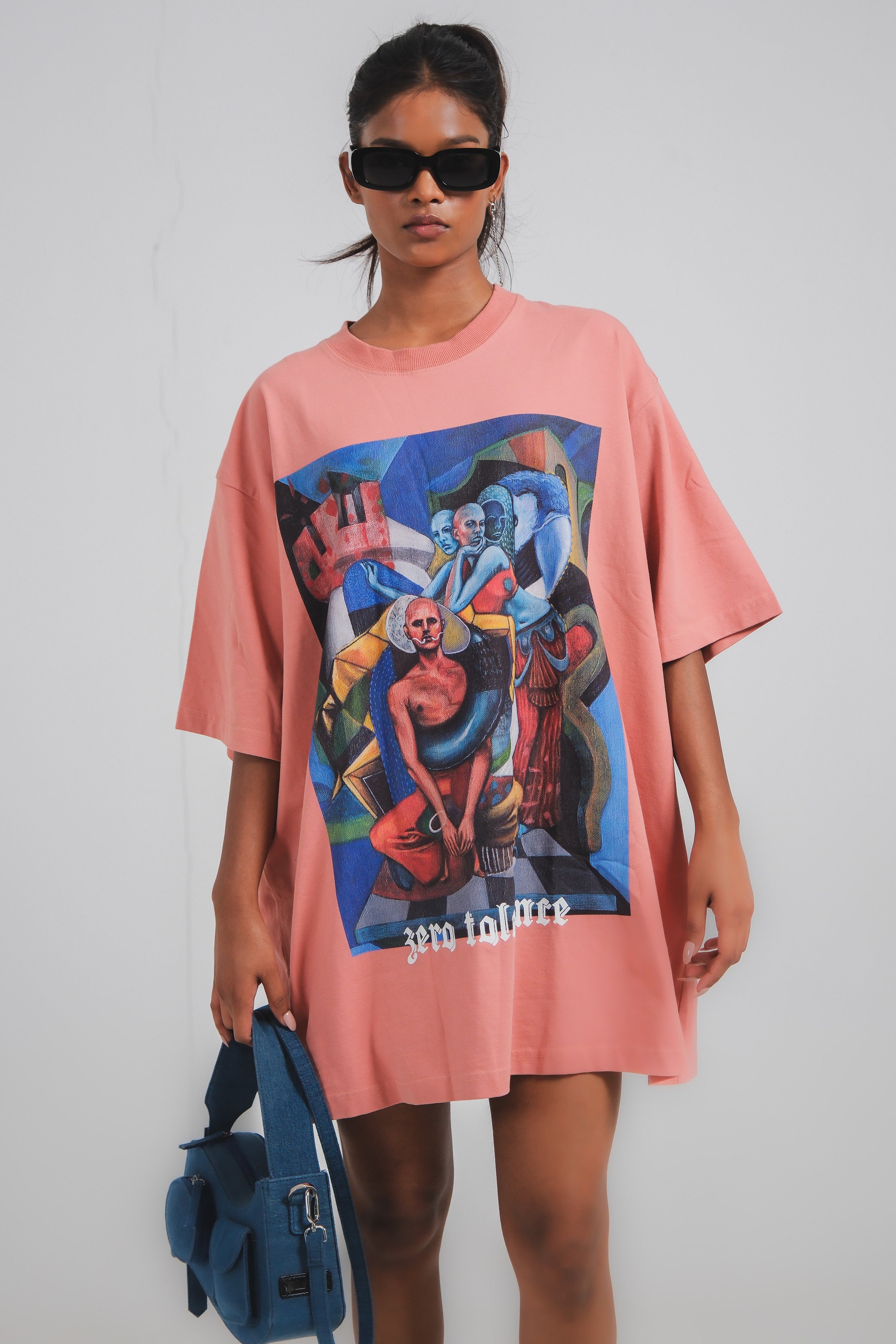 Sameera Sardana x Zero Tolerance oversized unisex t-shirt (Desert Sand)