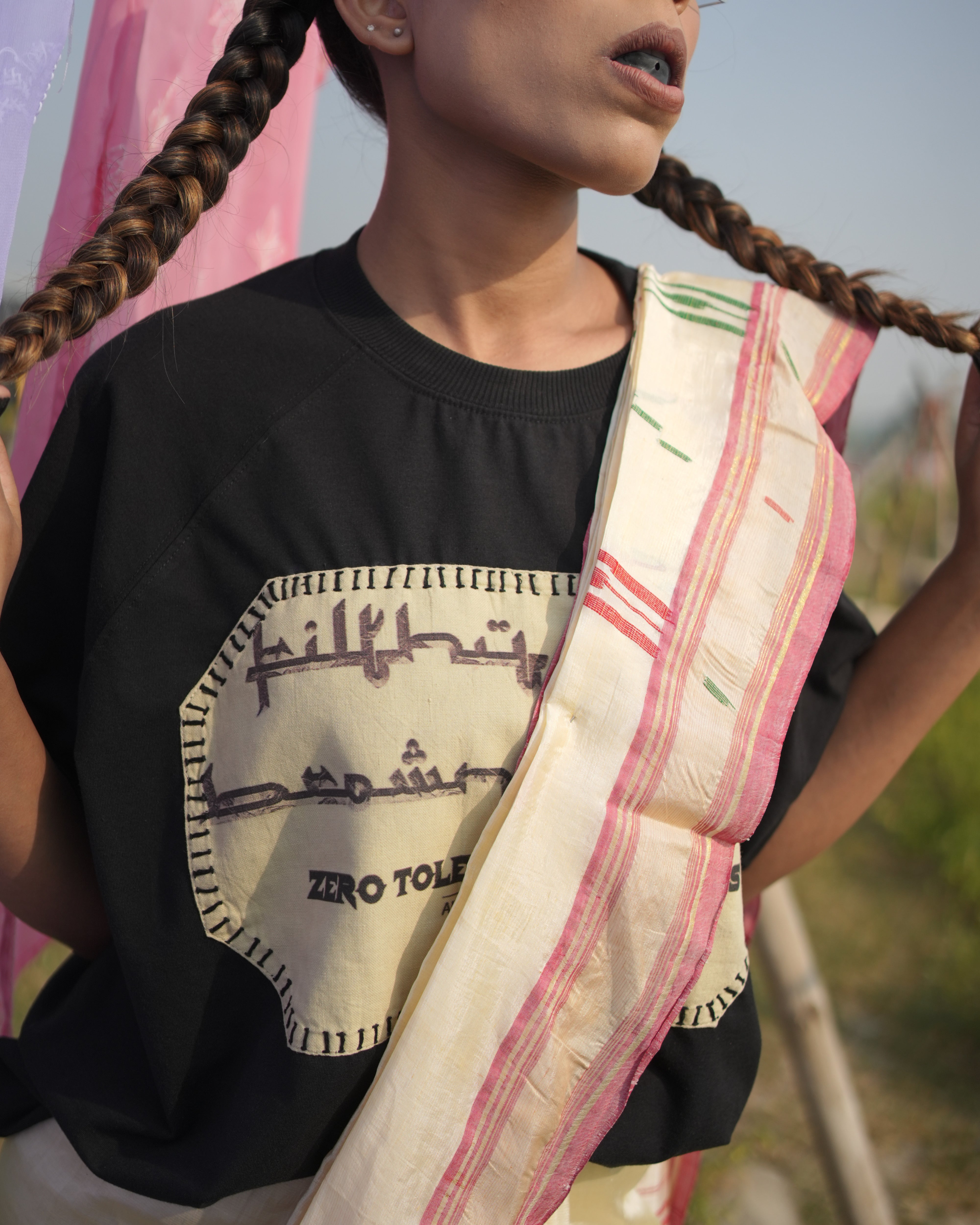 Royal Court patchwork t-shirt