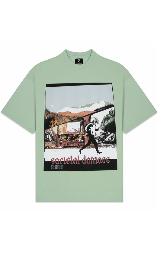 Societal Damage oversized t-shirt