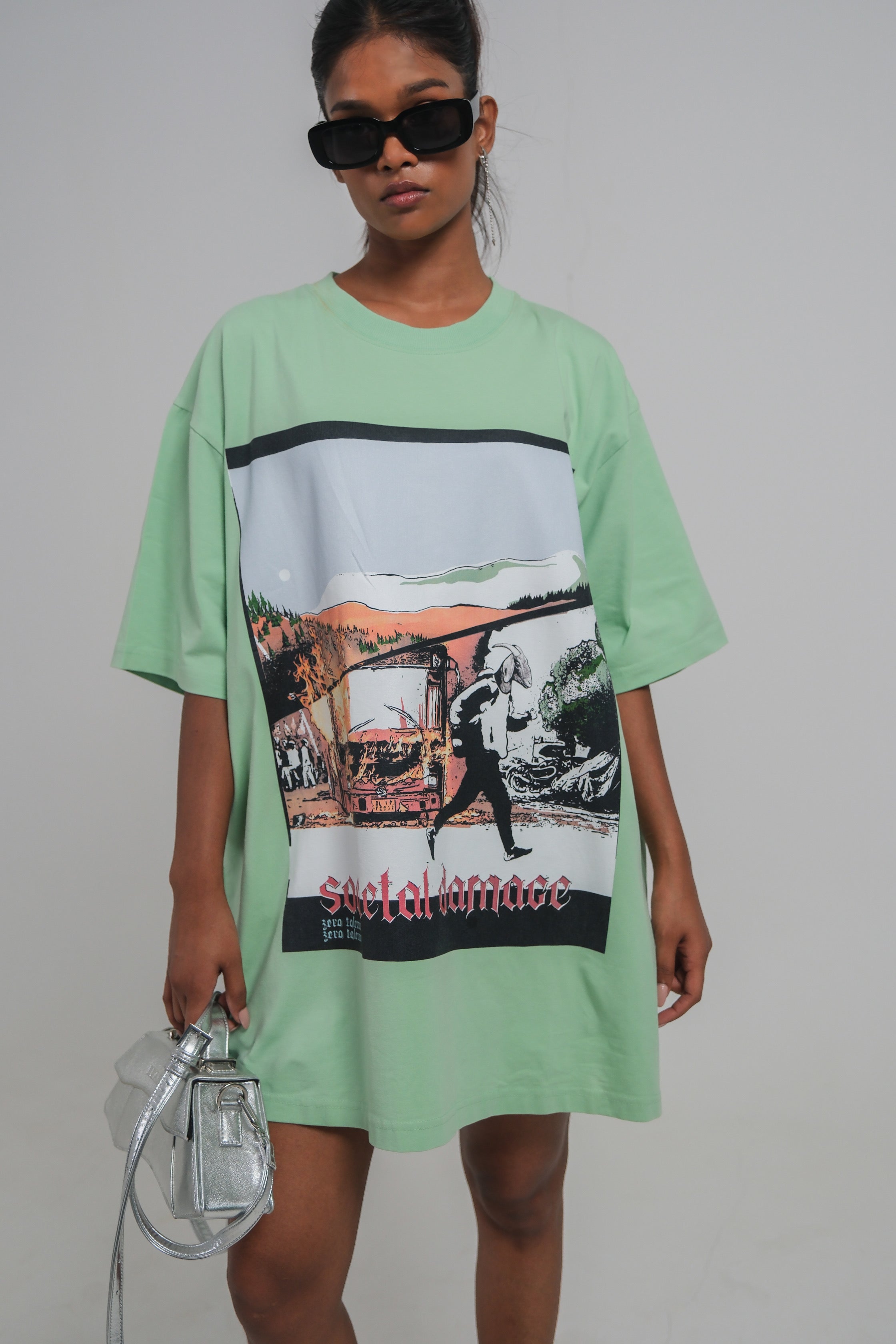 Societal Damage oversized t-shirt