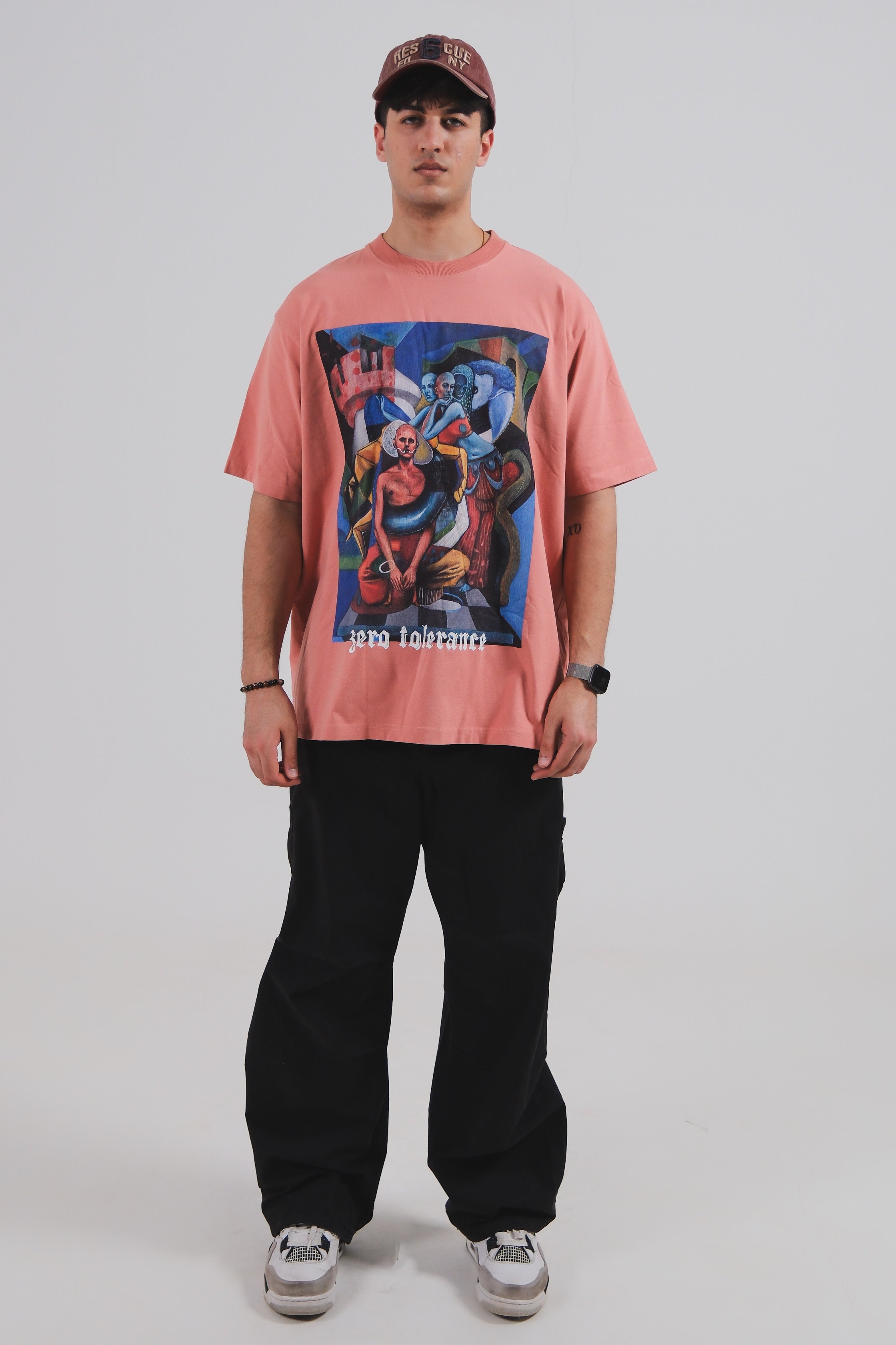 Sameera Sardana x Zero Tolerance oversized unisex t-shirt (Desert Sand)