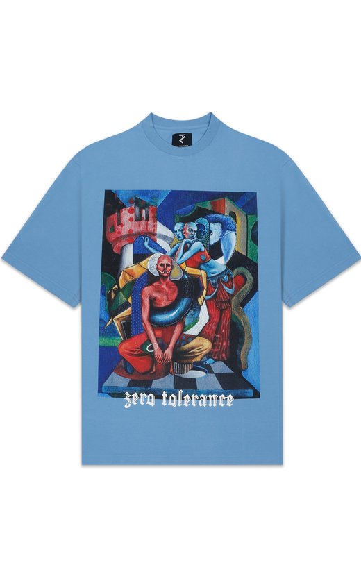 Sameera Sardana x Zero Tolerance London Blue Oversized T-shirt