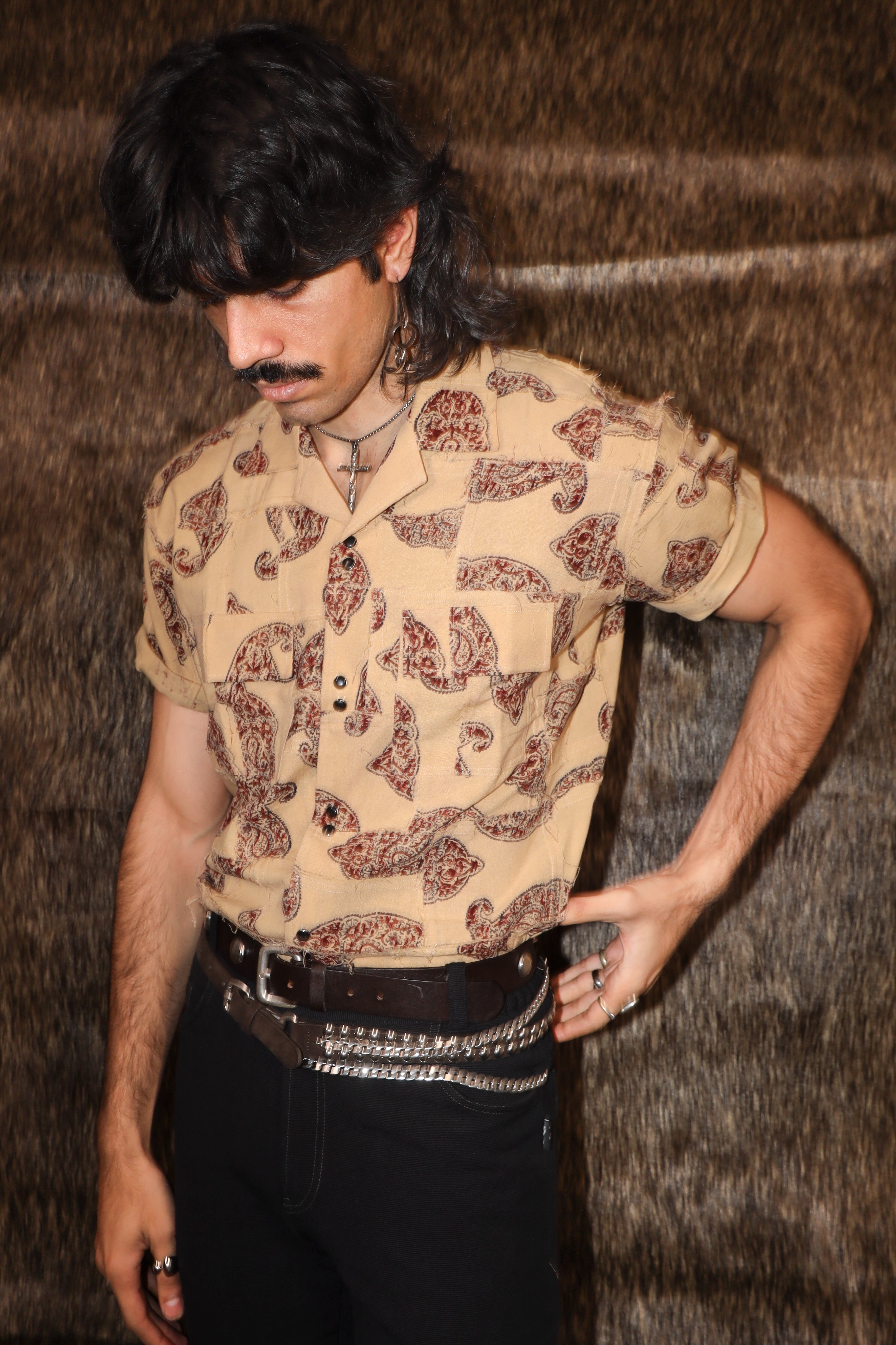 Kairi Heritage Patchwork Shirt