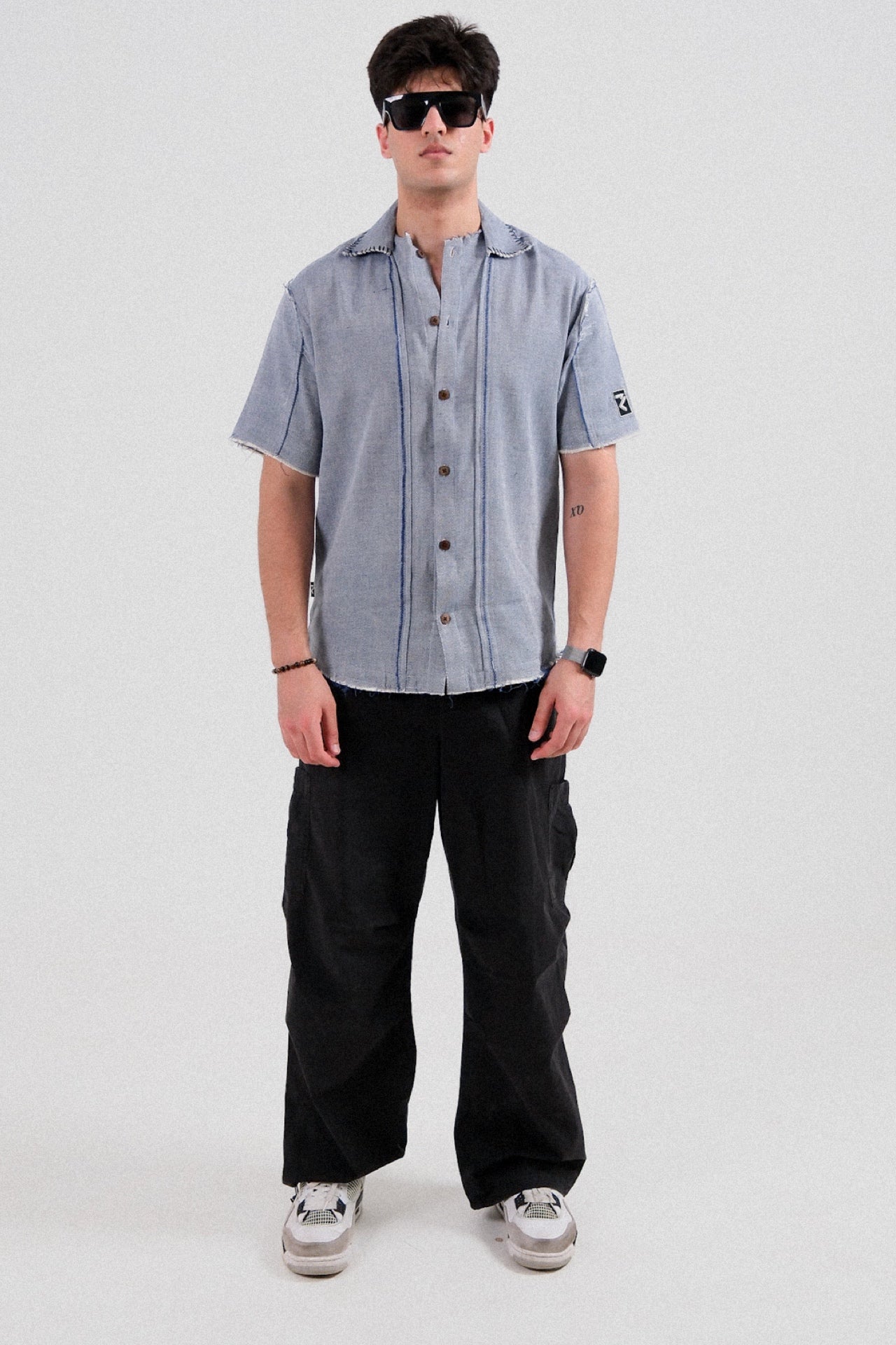 Rugged Blue Handmade Shirt (Unisex)