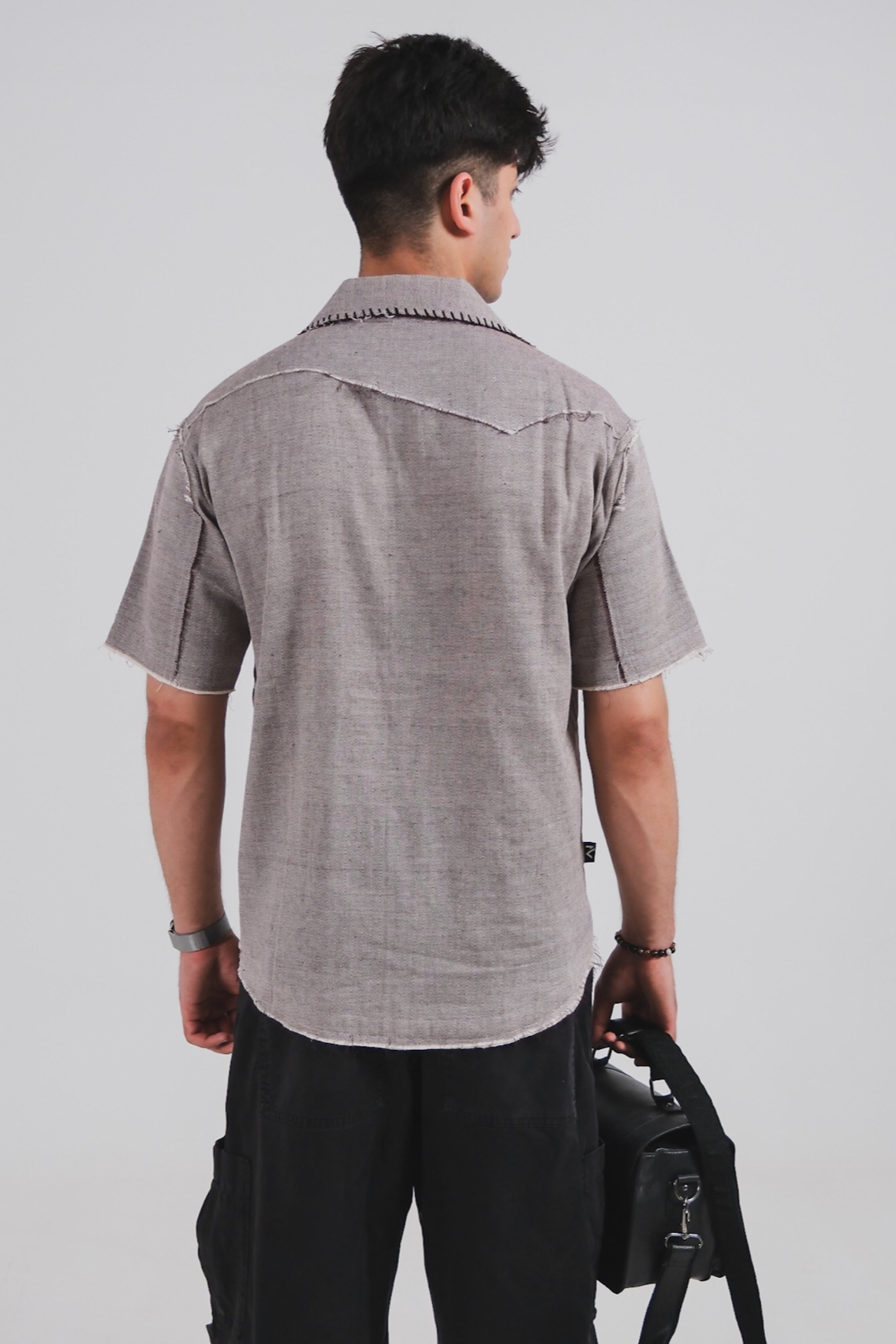 Rugged Brown Handmade Shirt (Unisex)