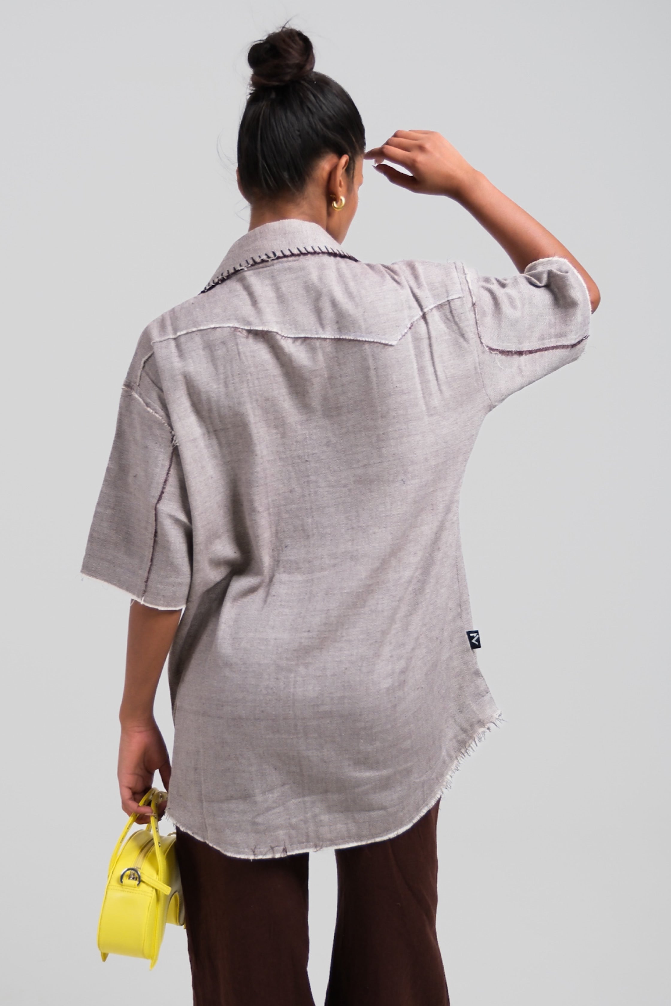 Rugged Brown Handmade Shirt (Unisex)