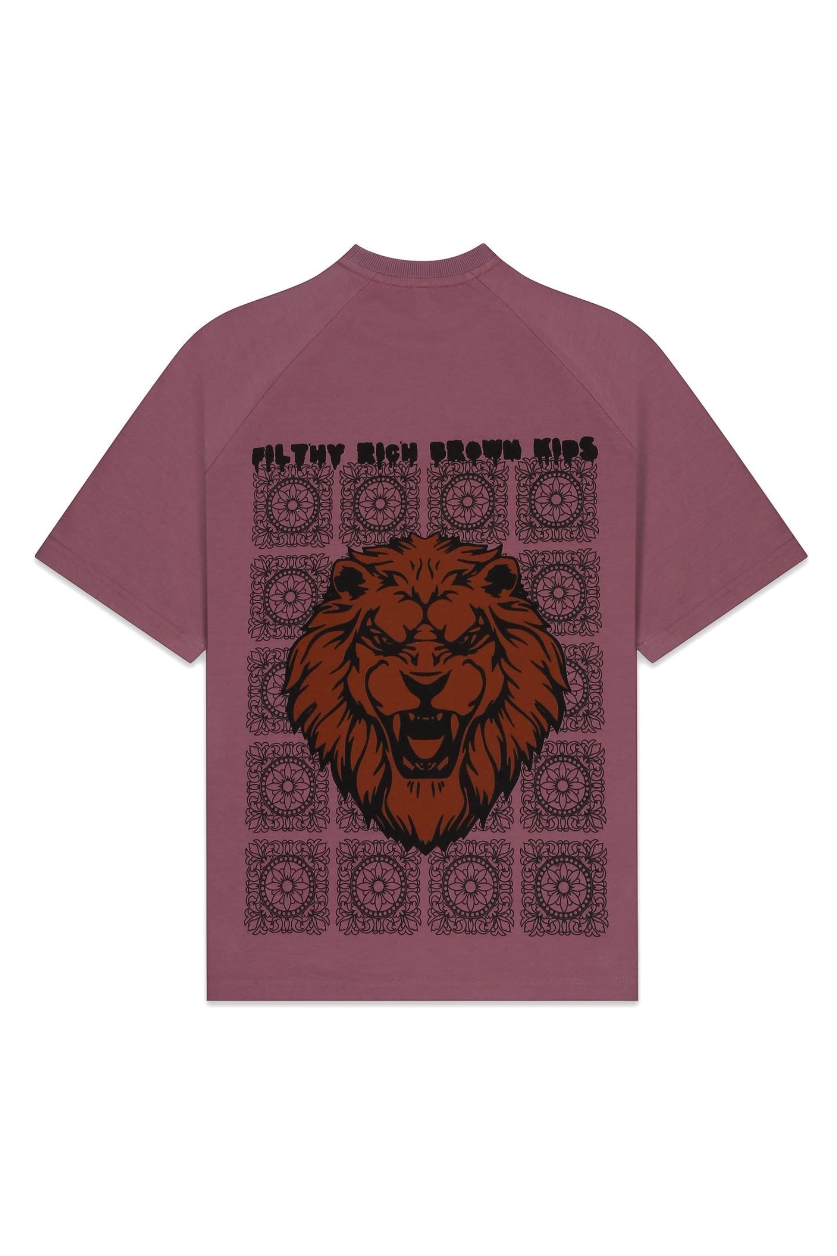 Block Lion Lavender T-shirt