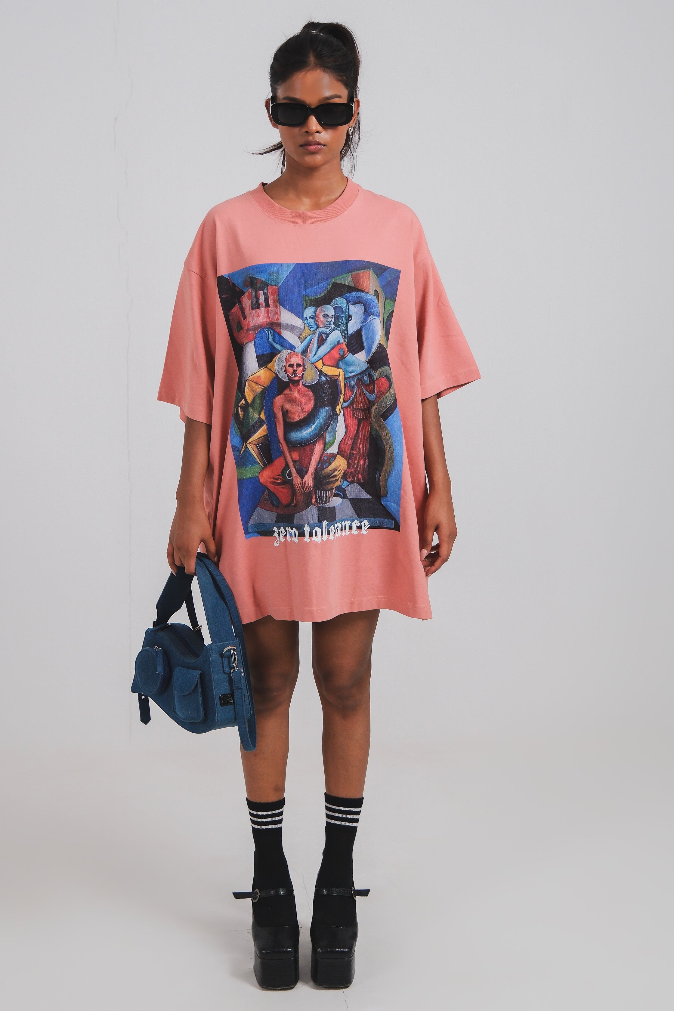 Sameera Sardana x Zero Tolerance oversized unisex t-shirt (Desert Sand)