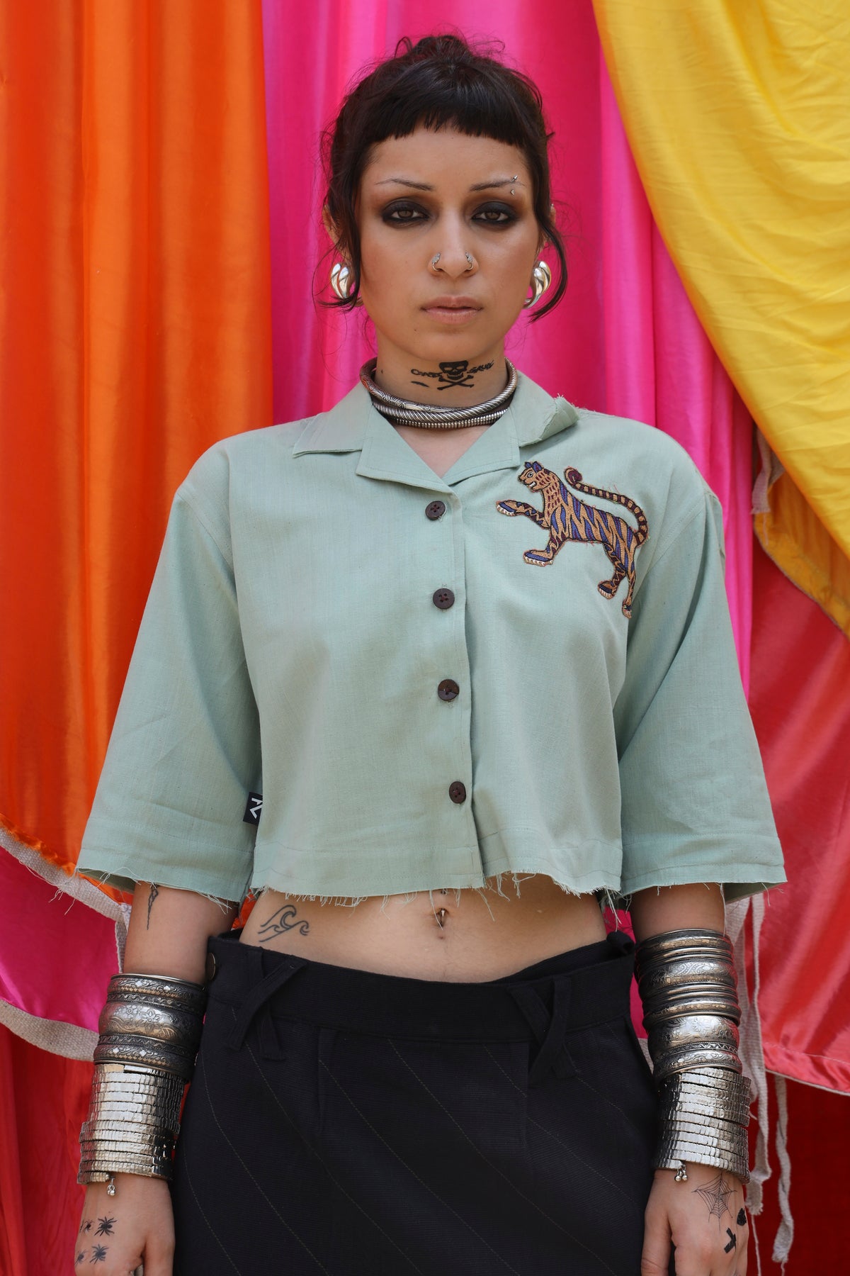 Authority Cropped Shirt