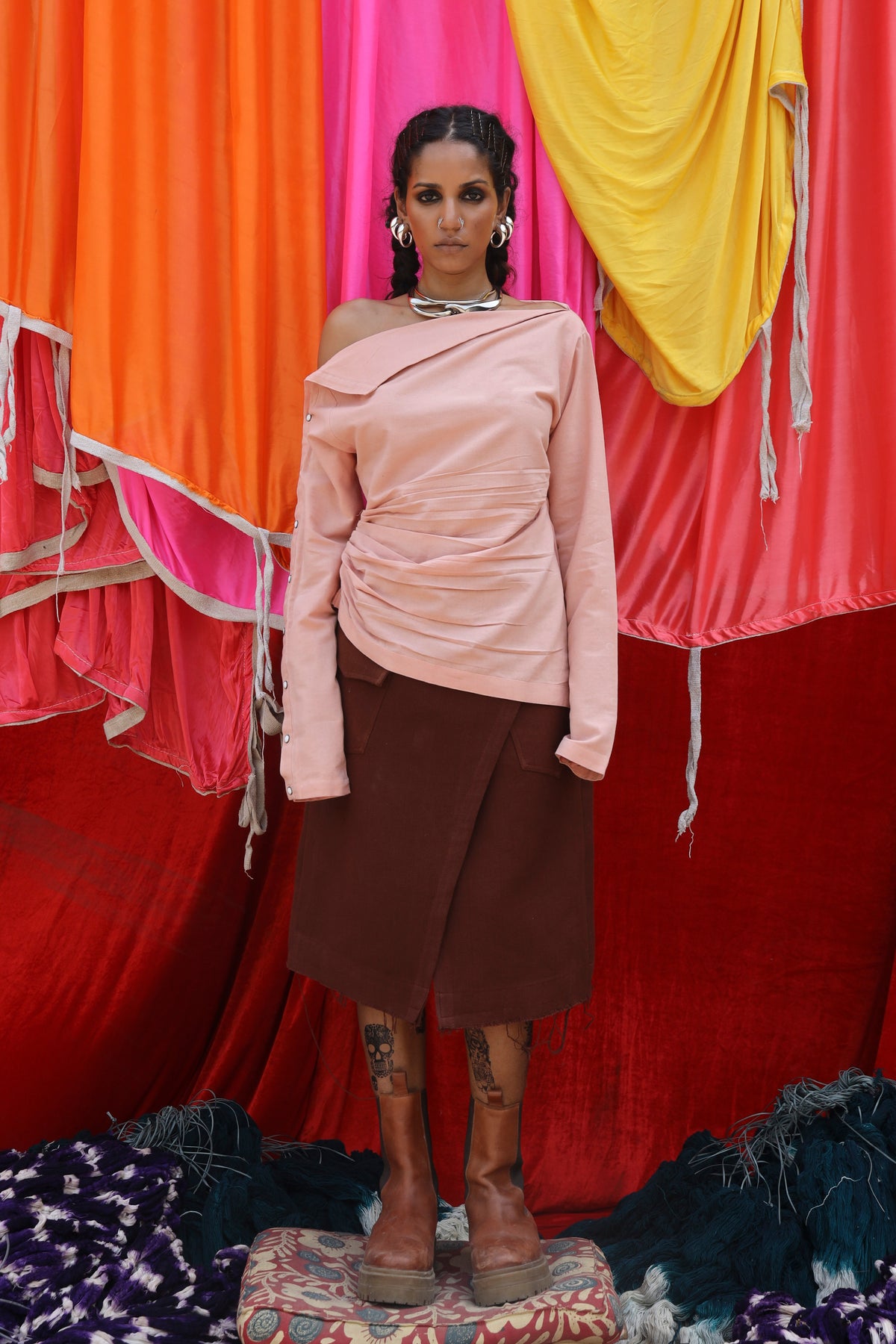 Asra Snap-Detail Top