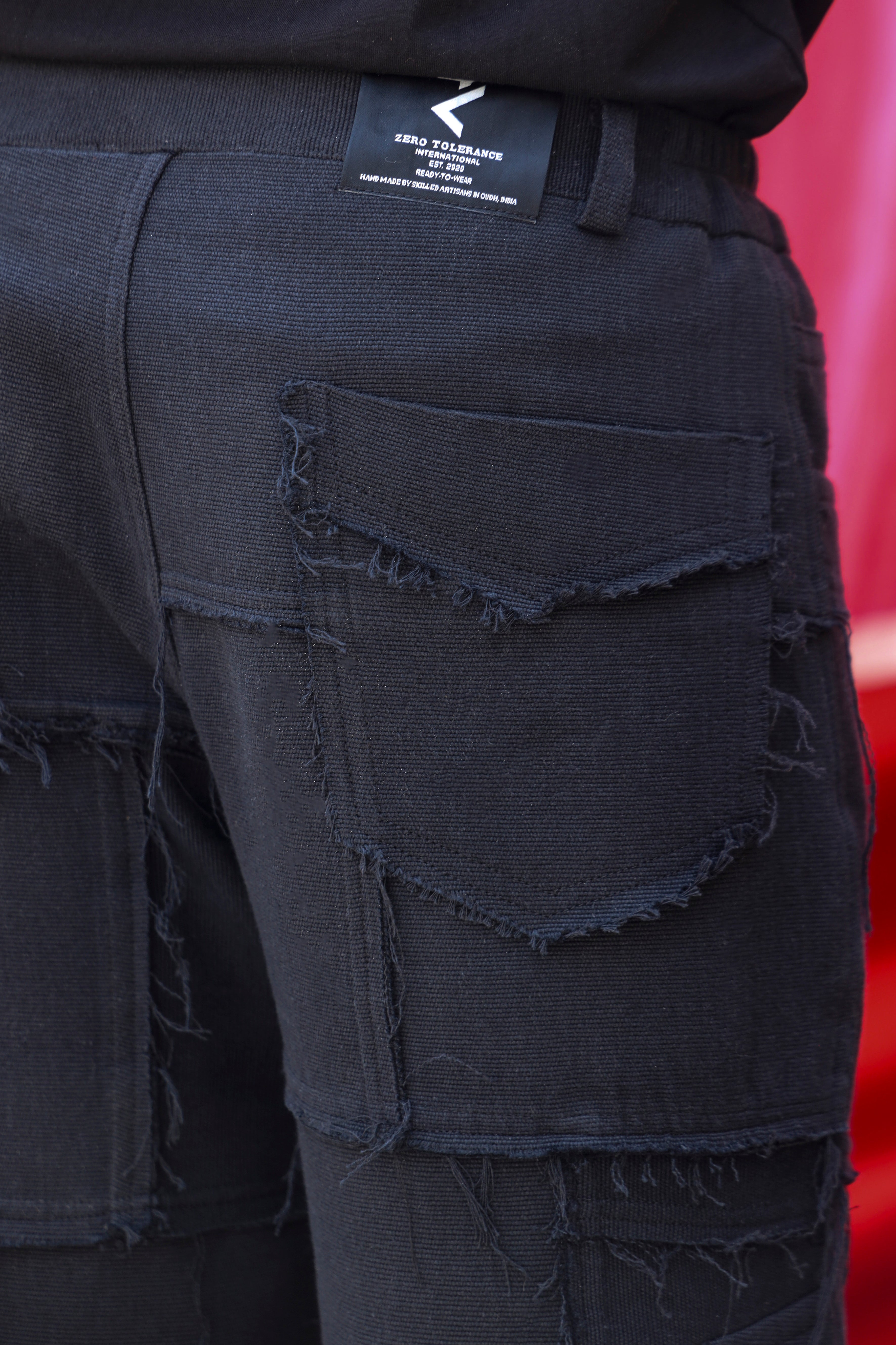 Charcoal Script Trousers