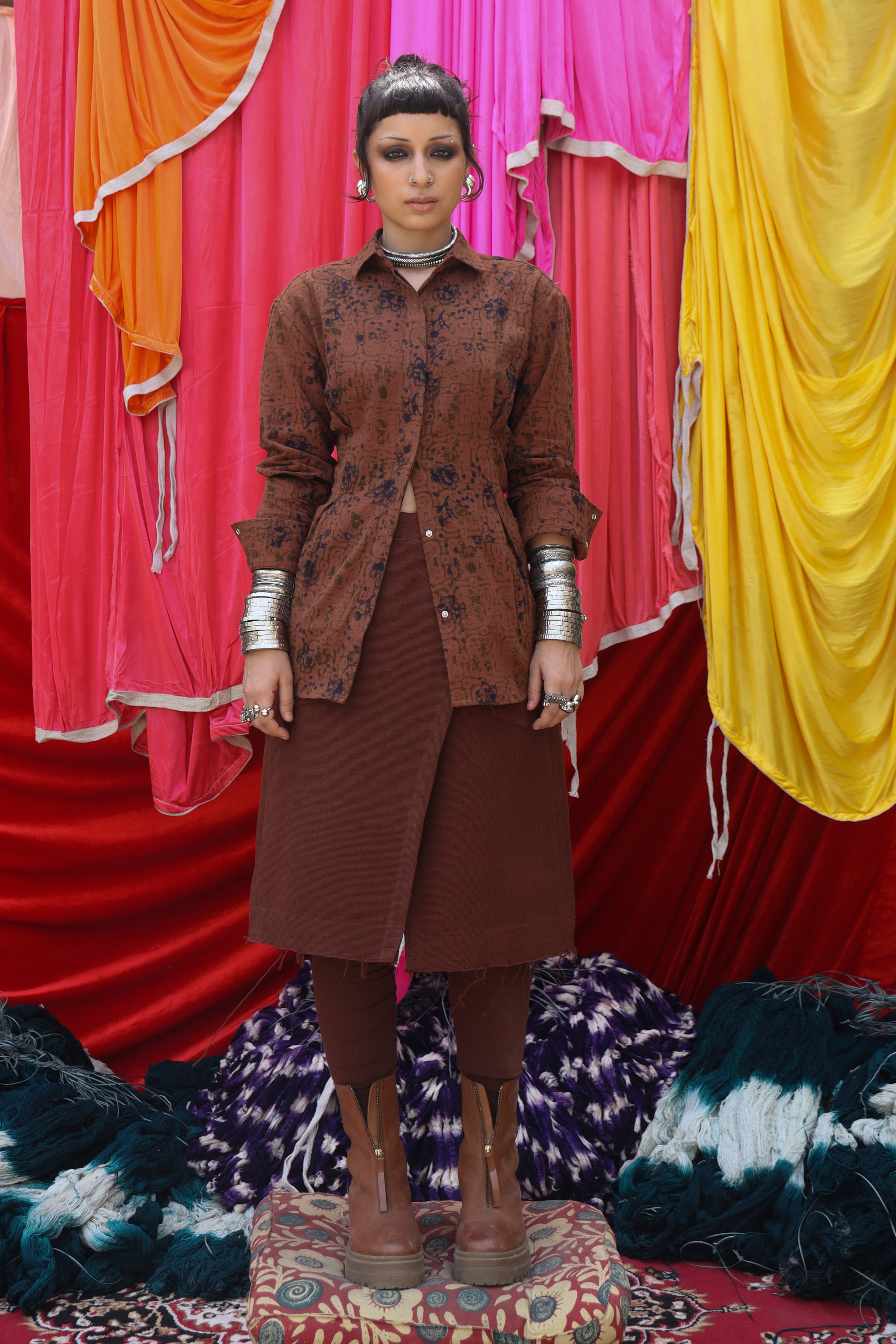 Heritage-corset shirt