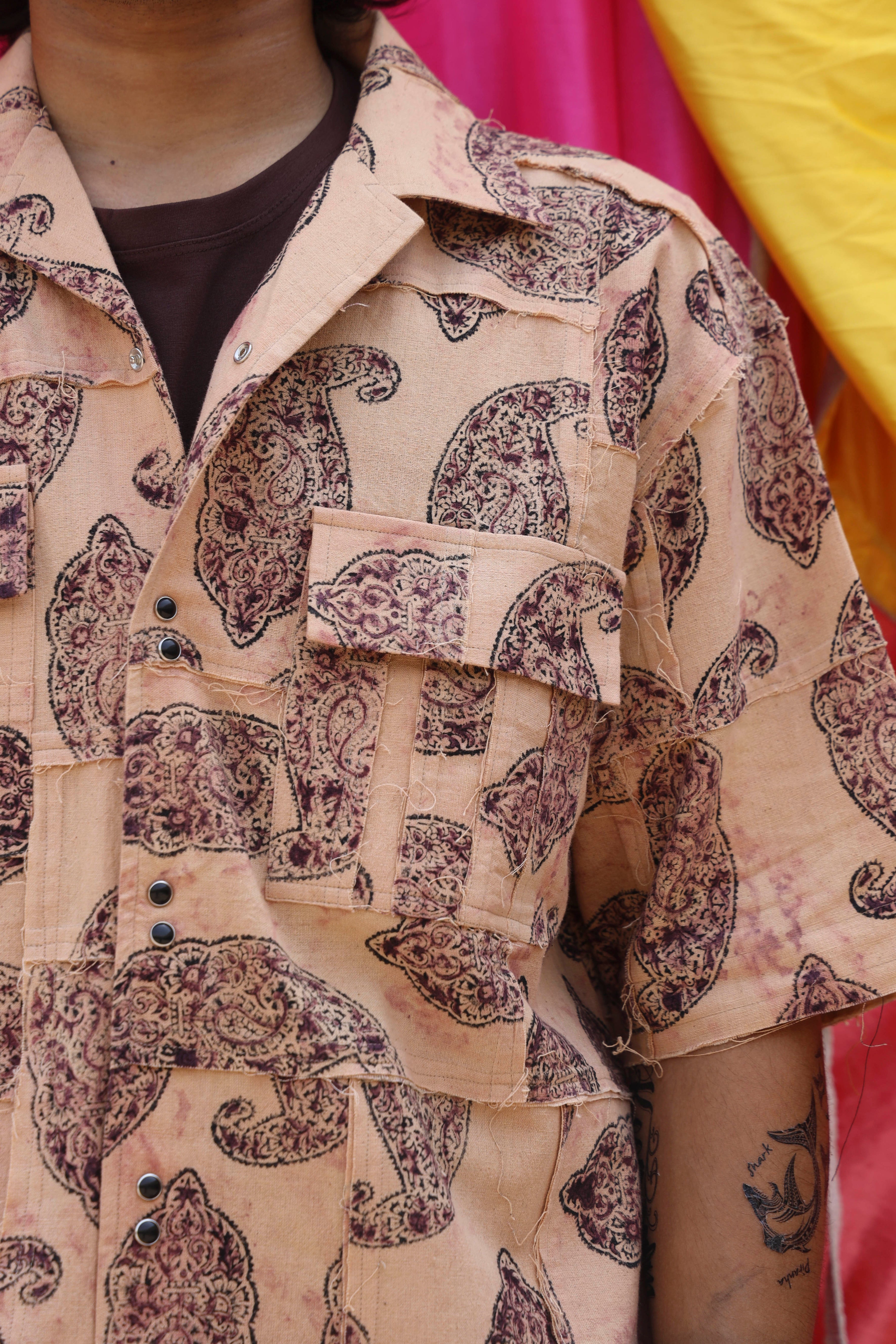 Kairi Heritage Patchwork Shirt