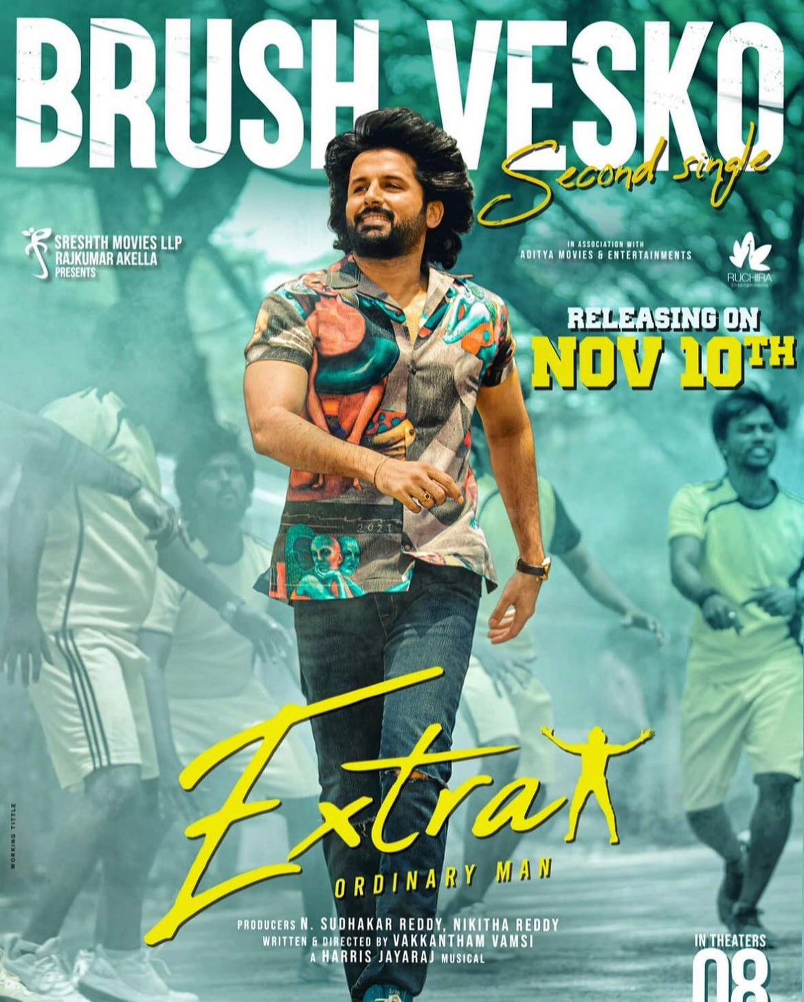 Sameera Sardana x Zero Tolerance Greyscale Cuban Shirt