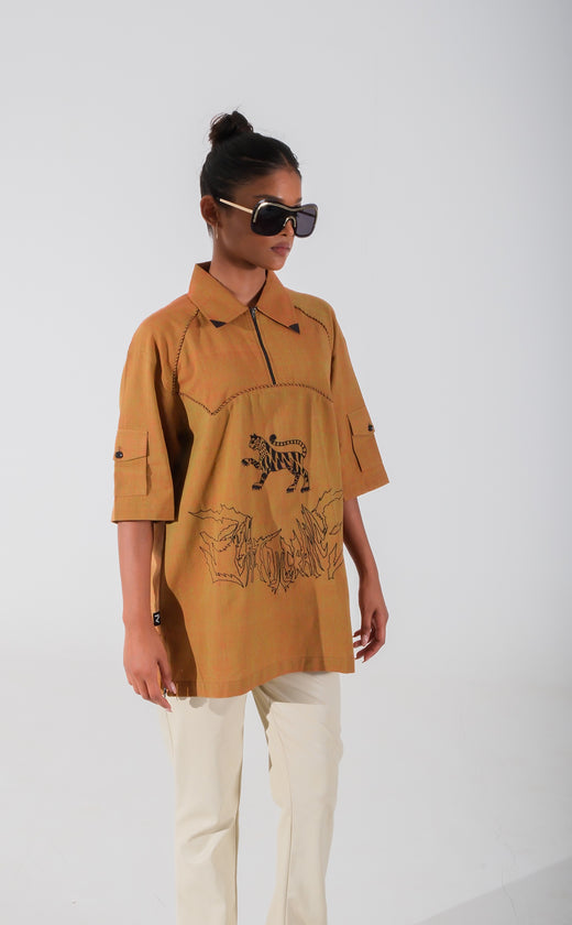 Handwork gothic quarter zip (Unisex)