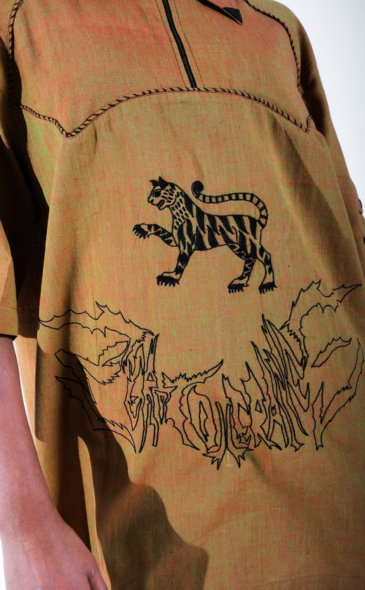 Handwork gothic quarter zip (Unisex)