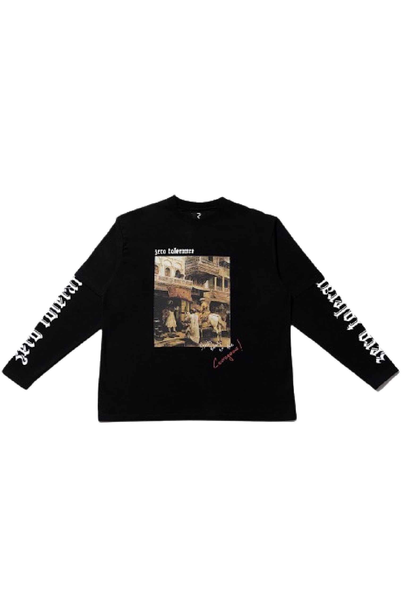 Courageous crew neck double-layered full-sleeve t-shirt