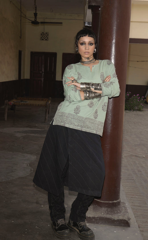 Mint Kurta Shirt