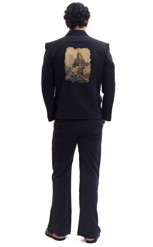 Black Narnia handmade blazer