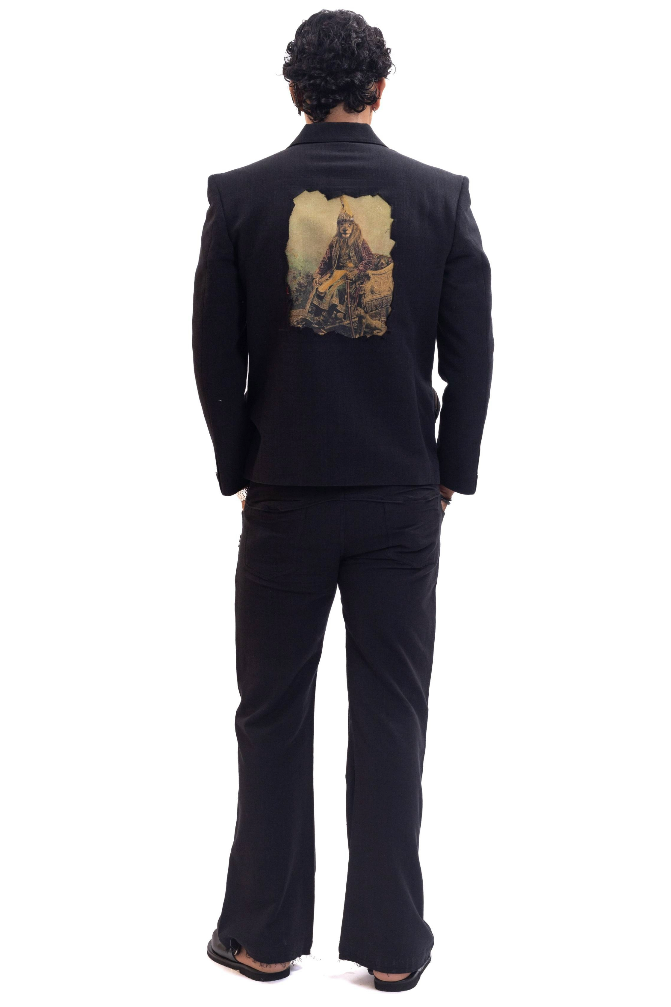 Black Narnia handmade blazer