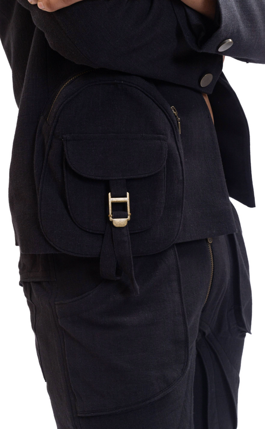 Black Narnia handmade blazer