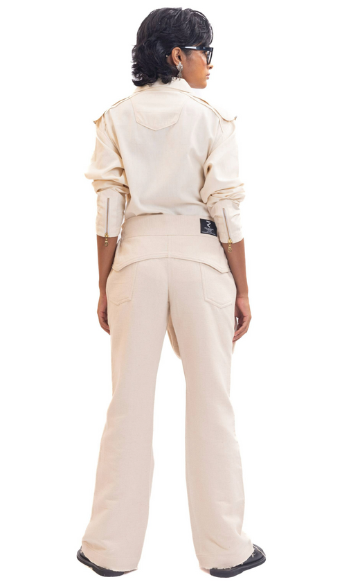 Heavy duty detachable bag handwoven pants