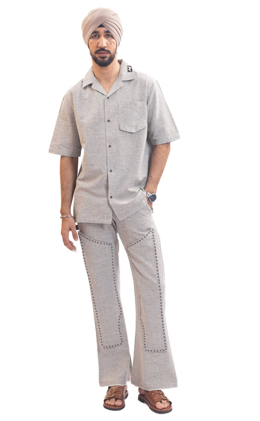 Carpenter-like handwoven pants