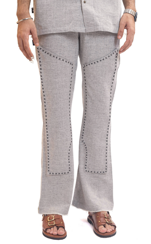 Carpenter-like handwoven pants