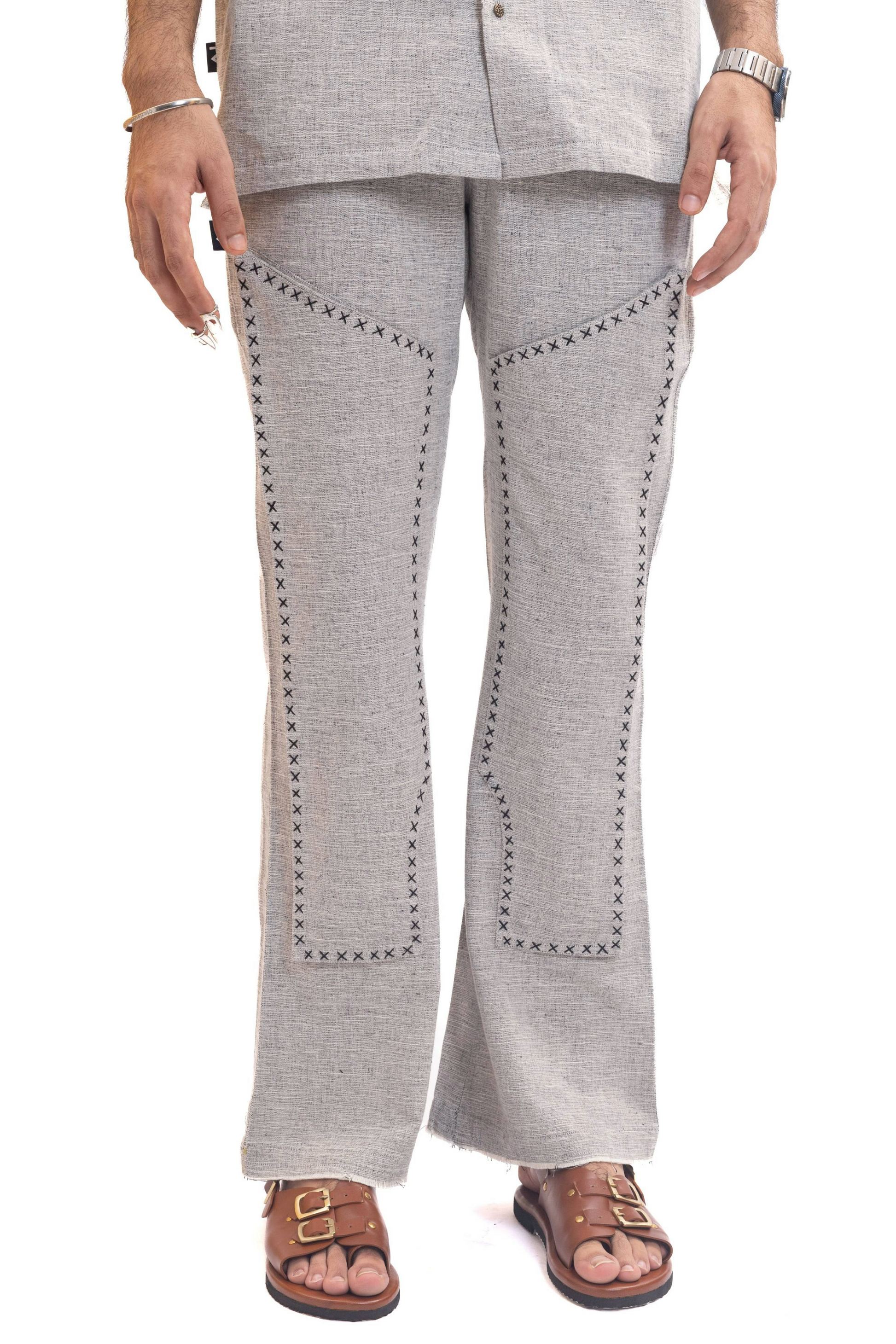 Carpenter-like handwoven pants
