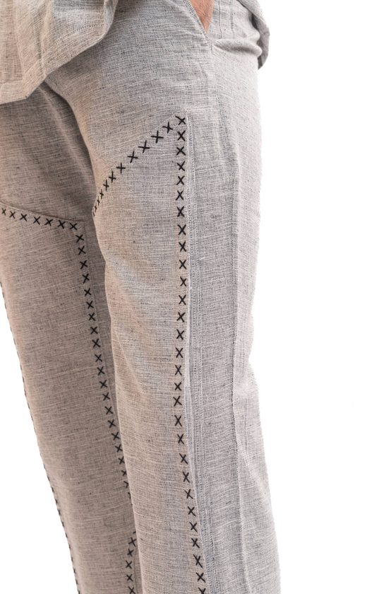 Carpenter-like handwoven pants