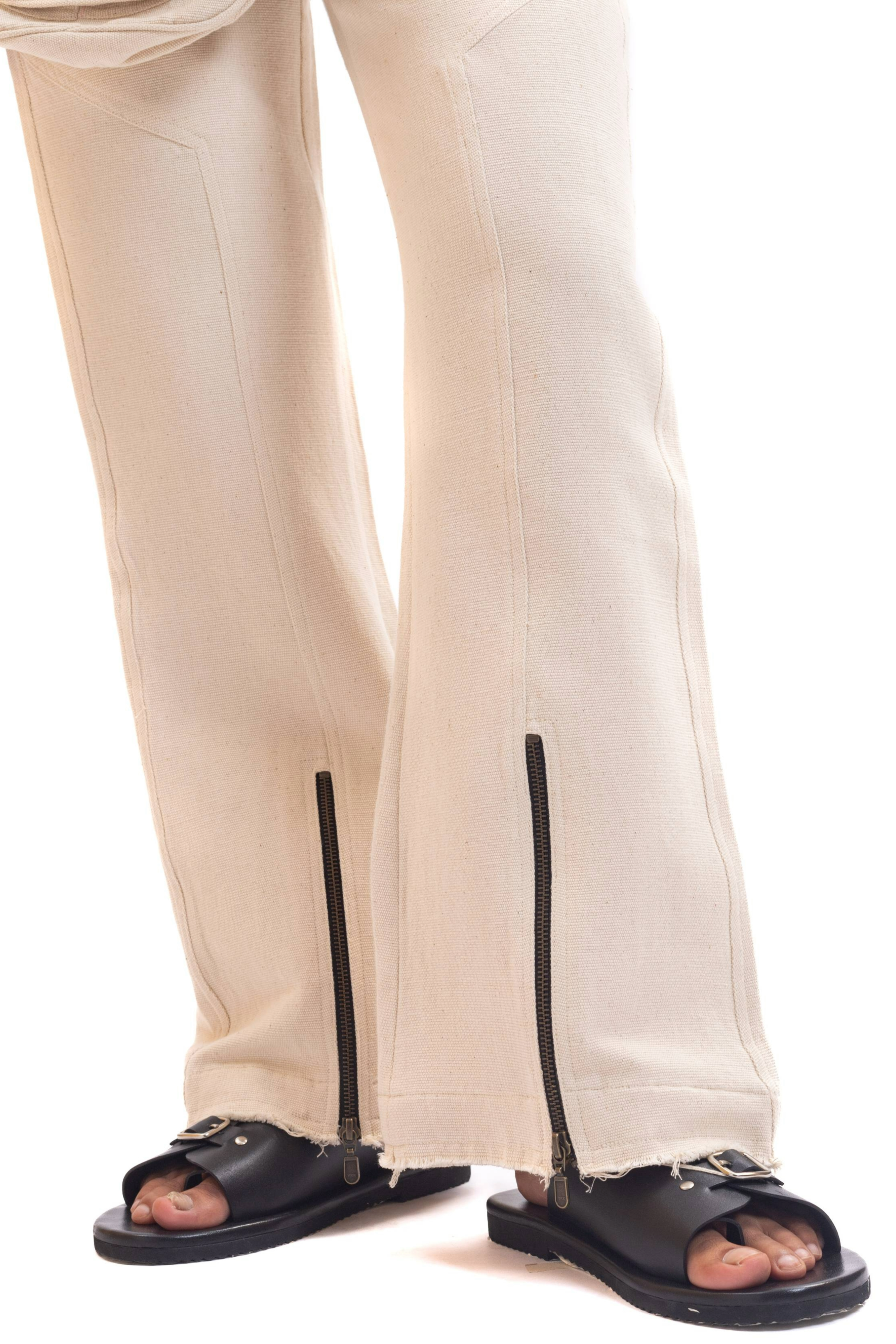 Heavy duty detachable bag handwoven pants