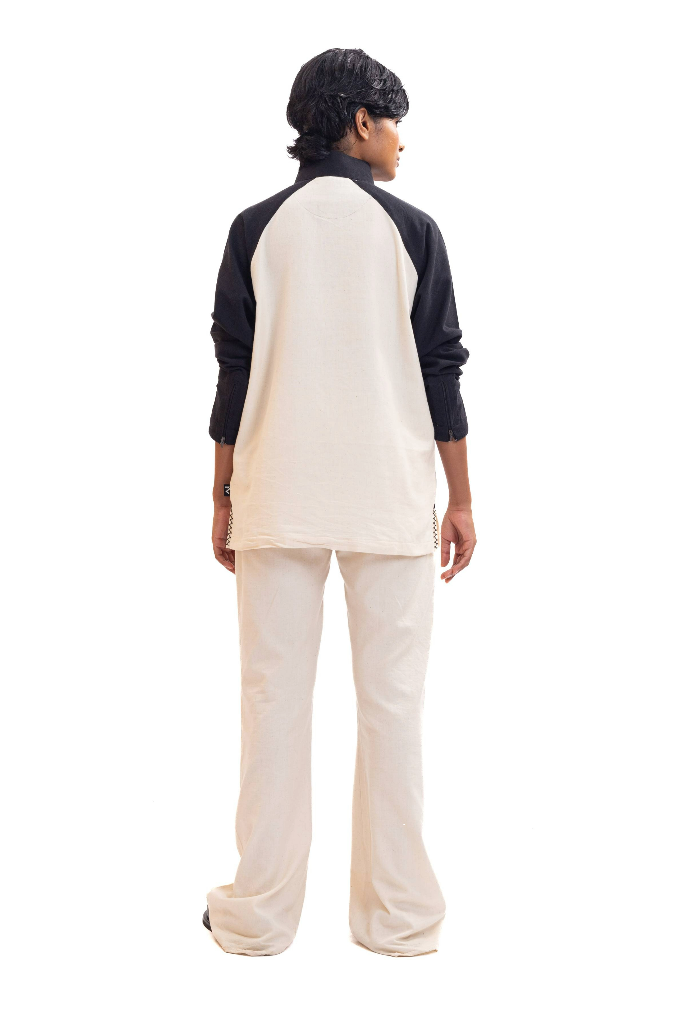 Handwoven unisex baseball shirt