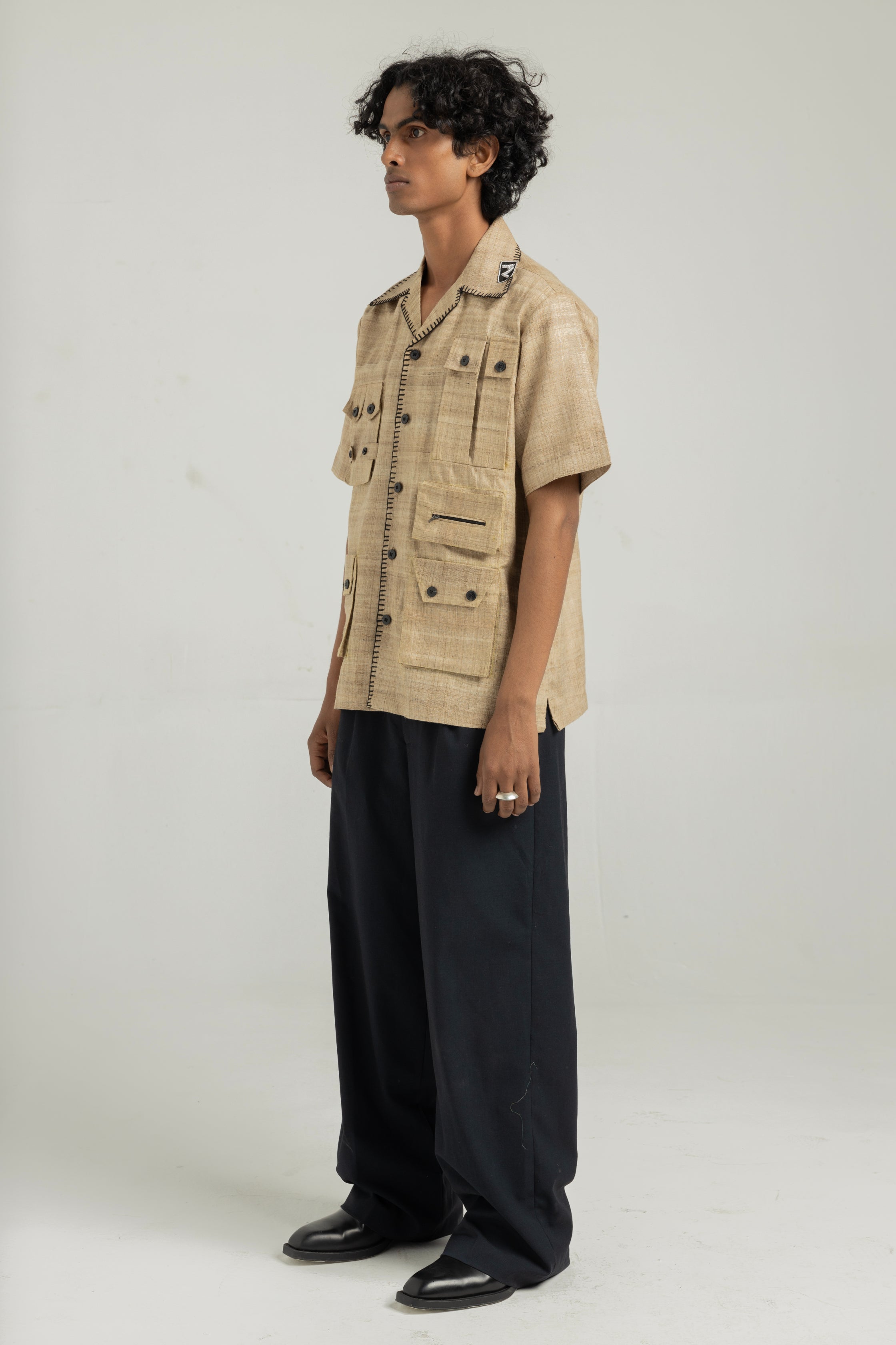 Bhagalpur Handmade Cargo Shirt