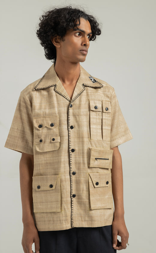 Bhagalpur Handmade Cargo Shirt