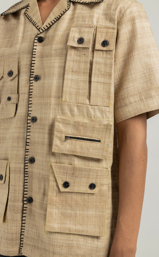 Bhagalpur Handmade Cargo Shirt