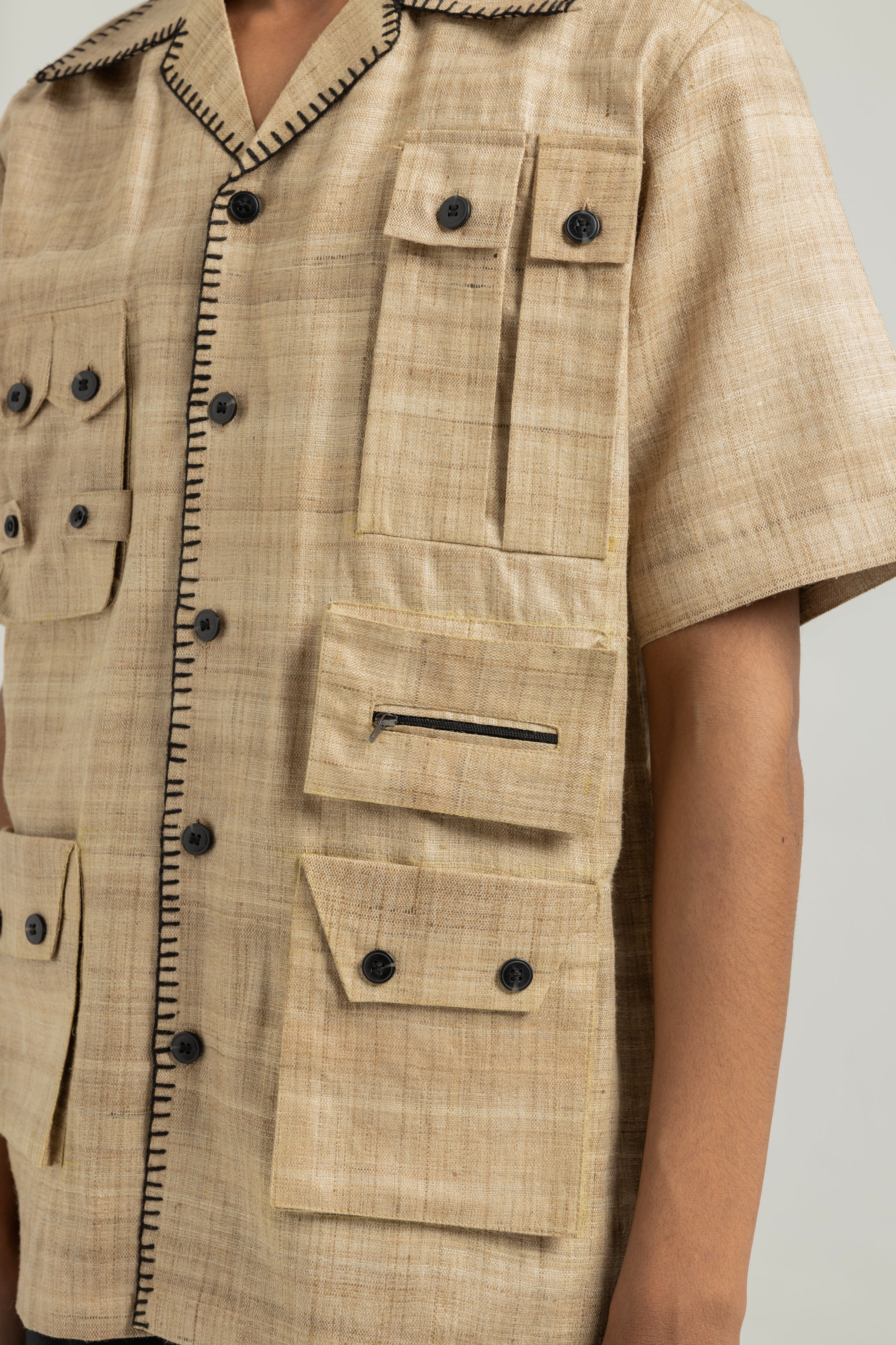 Bhagalpur Handmade Cargo Shirt