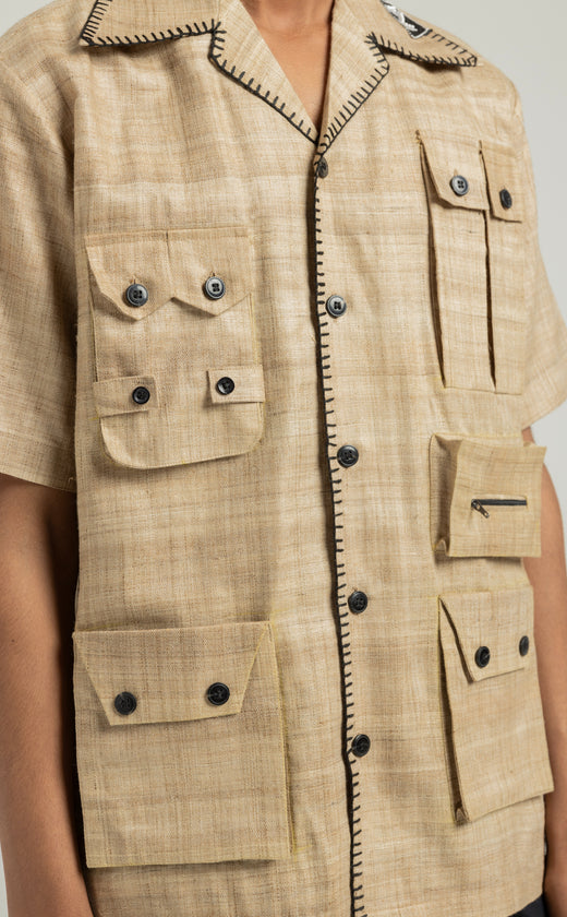 Bhagalpur Handmade Cargo Shirt