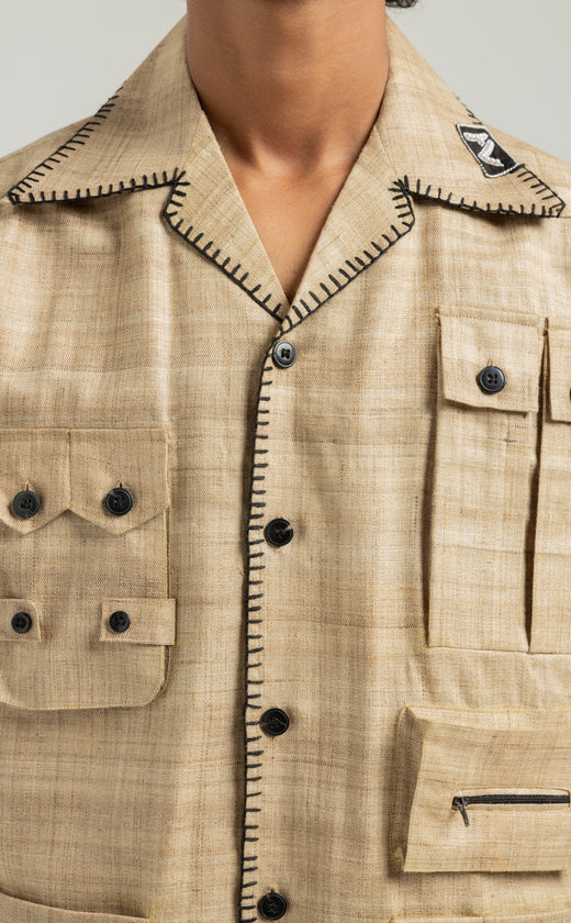 Bhagalpur Handmade Cargo Shirt