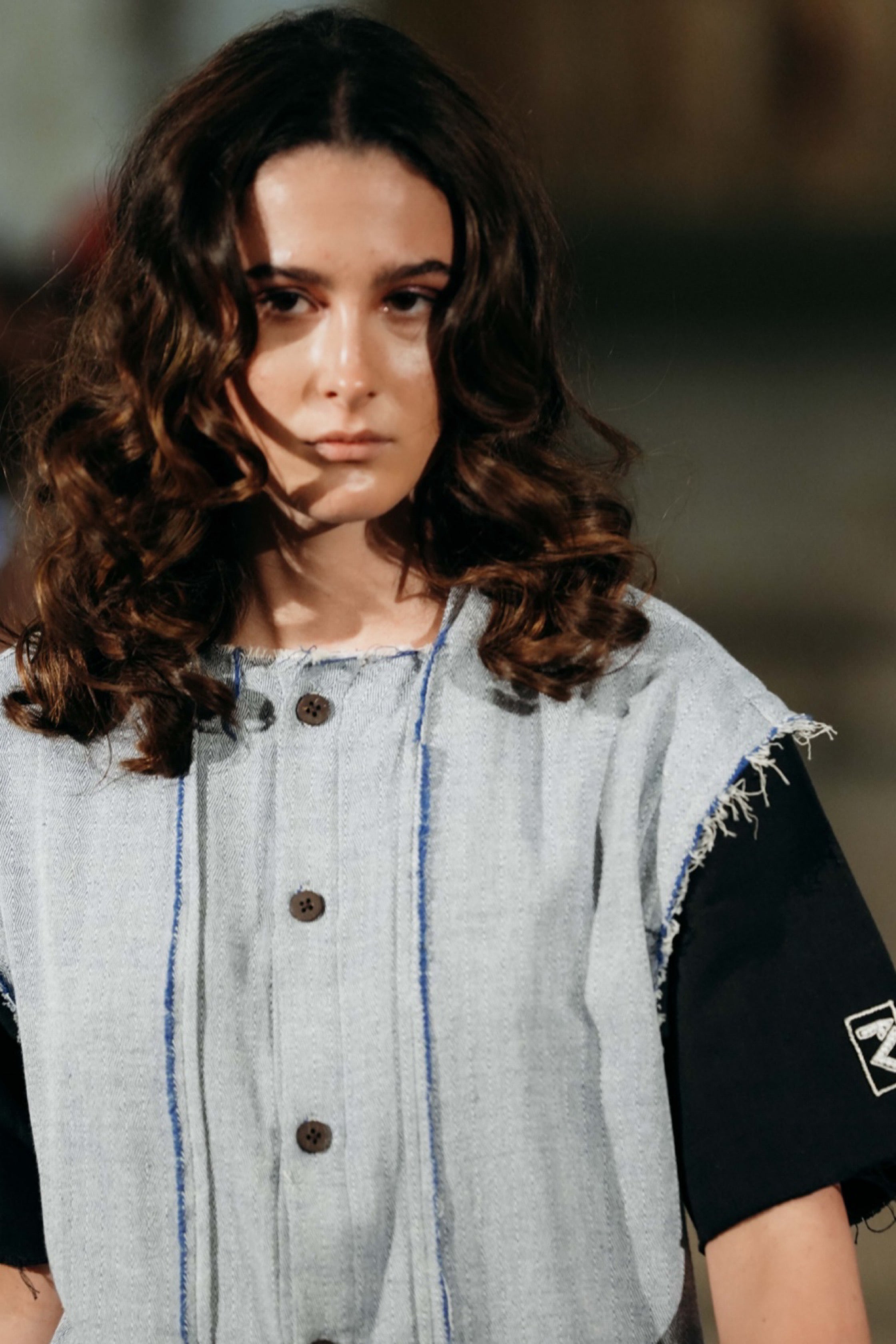 Blue textured handwoven shirt (Unisex)