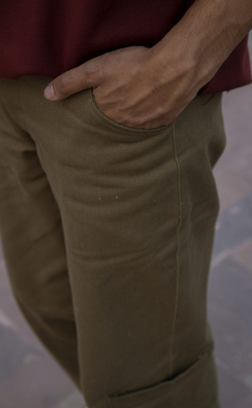 BRITISH KHAKEE PANTS (Highwaist)