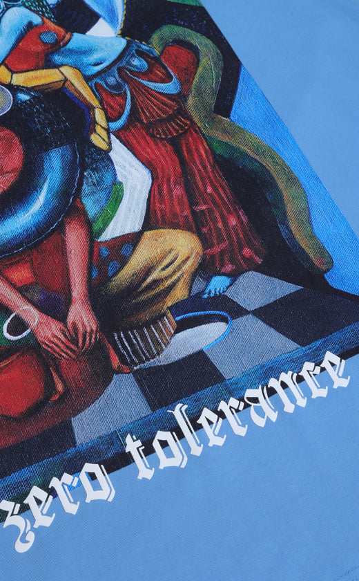 Sameera Sardana x Zero Tolerance London Blue Oversized T-shirt