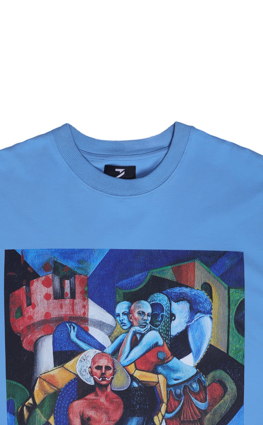 Sameera Sardana x Zero Tolerance London Blue Oversized T-shirt