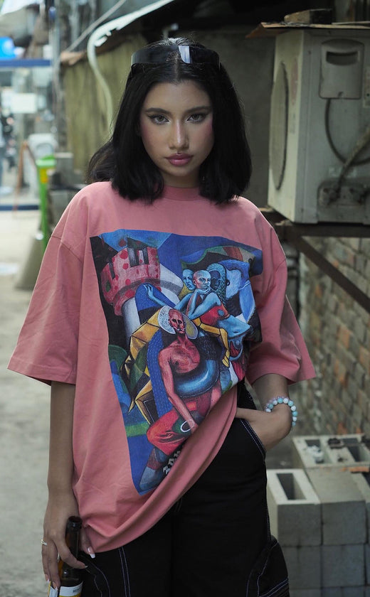 Sameera Sardana x Zero Tolerance oversized unisex t-shirt (Desert Sand)