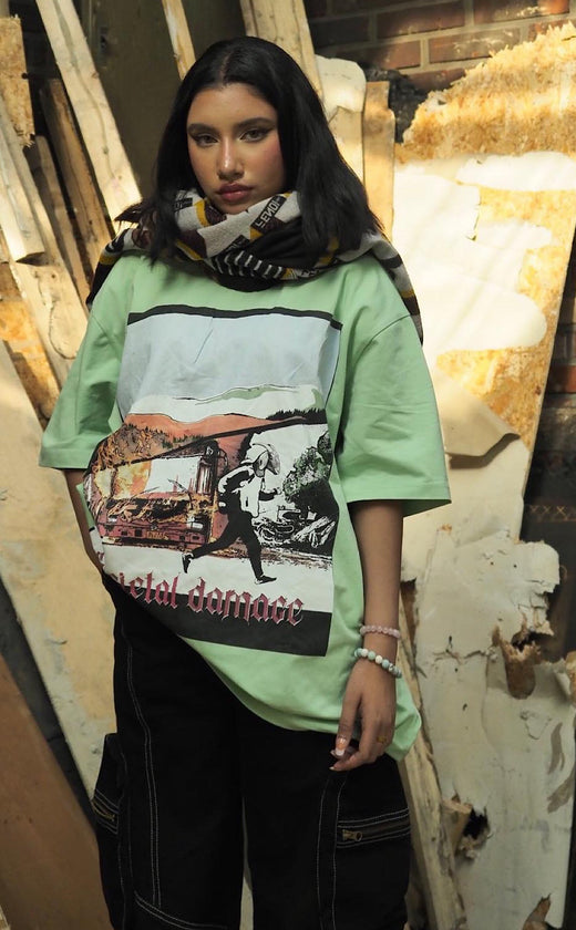Societal Damage oversized t-shirt