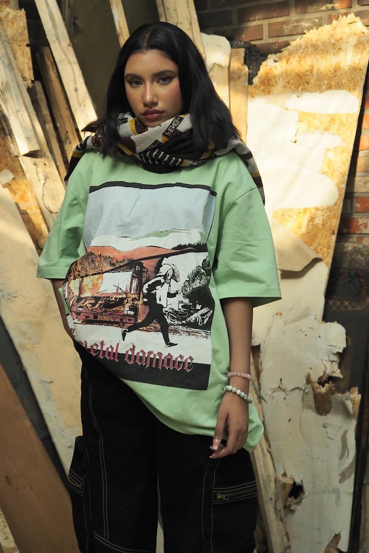 Societal Damage oversized t-shirt