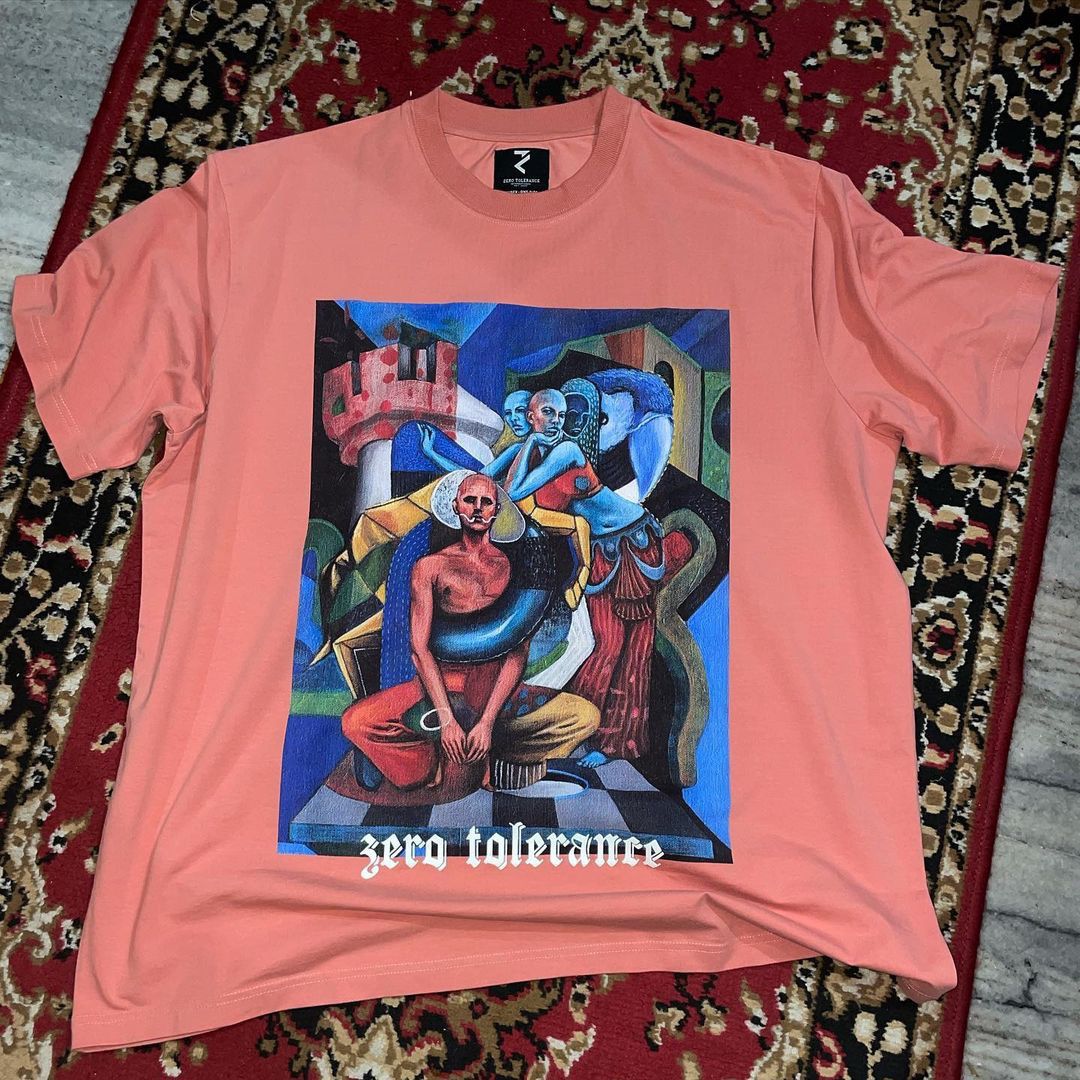 Sameera Sardana x Zero Tolerance oversized unisex t-shirt (Desert Sand